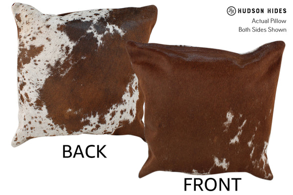 Chocolate Cowhide Pillow #18486