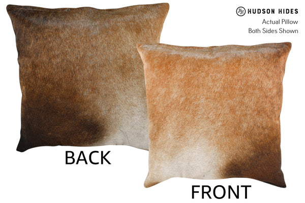 Chocolate Cowhide Pillow #18513
