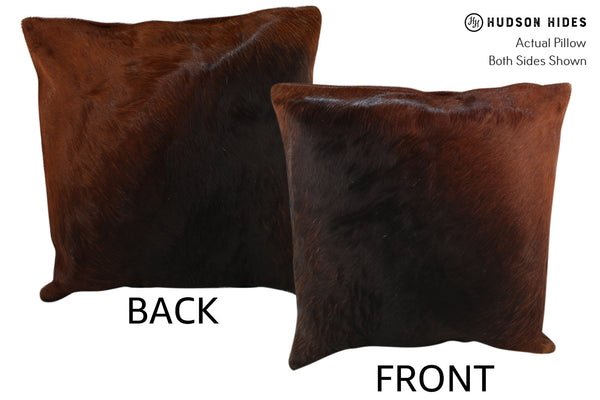 Chocolate Cowhide Pillow #18525