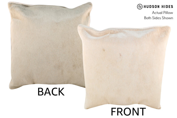Champagne Cowhide Pillow #18555