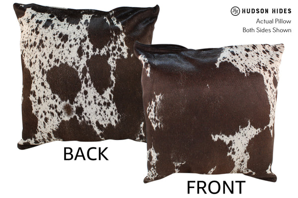 Chocolate Cowhide Pillow #18566