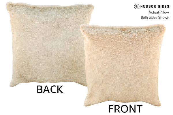 Champagne Cowhide Pillow #18590