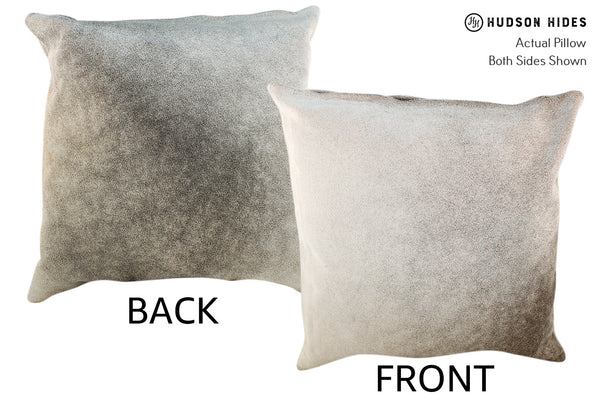 Grey Cowhide Pillow #18603