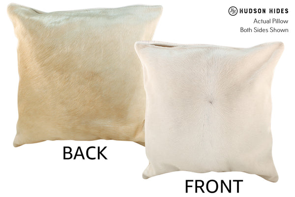 Champagne Cowhide Pillow #18636