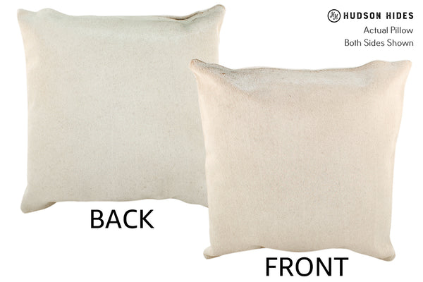 Ivory Cowhide Pillow #18637