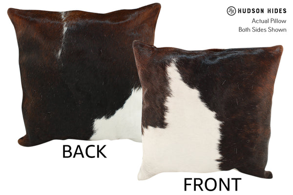 Chocolate Cowhide Pillow #18654