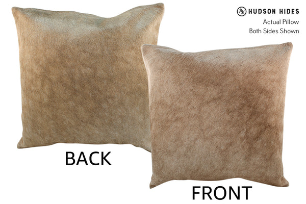 Taupe Cowhide Pillow #18655