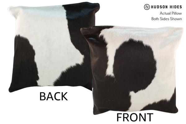Black and White Cowhide Pillow #18680