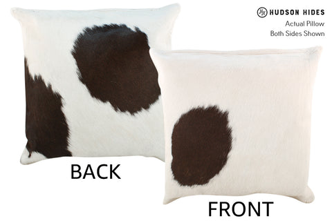 Chocolate Cowhide Pillow #18690