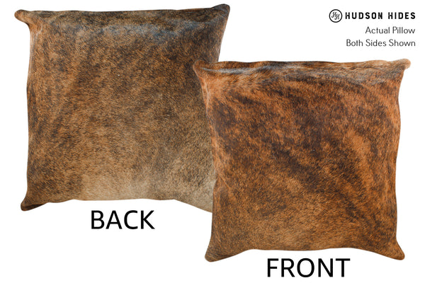 Medium Brindle Cowhide Pillow #18712