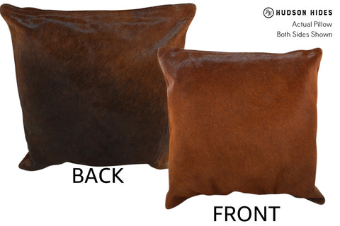 Chocolate Cowhide Pillow #18720