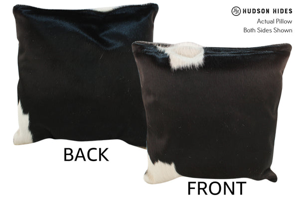 Black and White Cowhide Pillow #18741