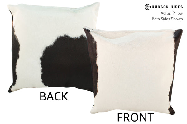 Black and White Cowhide Pillow #18824