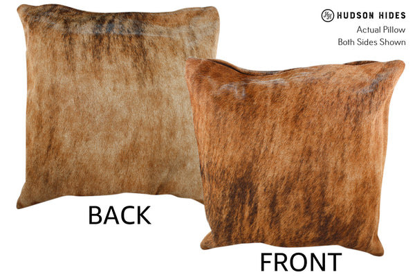 Medium Brindle Cowhide Pillow #18851