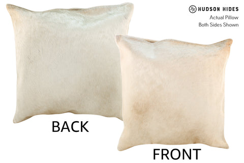 Champagne Cowhide Pillow #18854