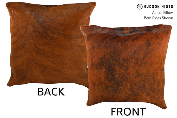 Medium Brindle Cowhide Pillow #18862