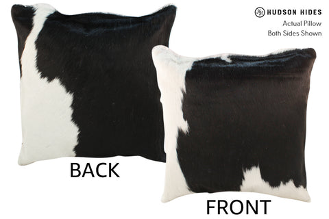 Black and White Cowhide Pillow #18873