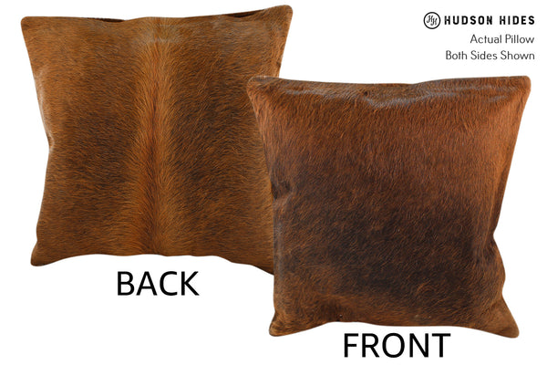 Caramel Cowhide Pillow #18892