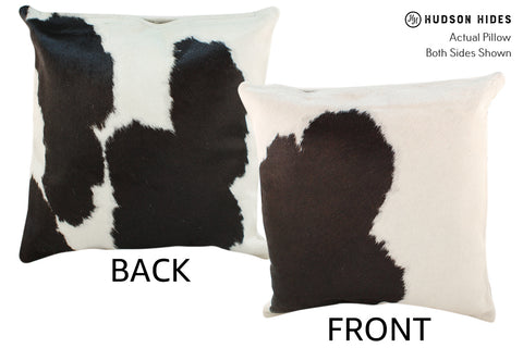 Black and White Cowhide Pillow #18911