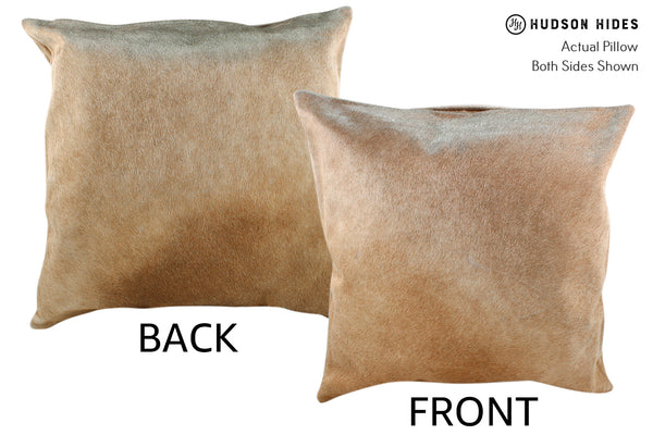 Caramel Cowhide Pillow #18922