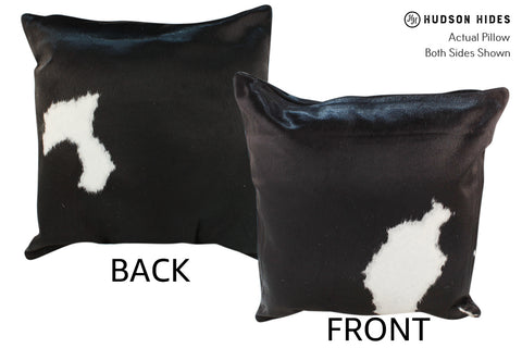 Black and White Cowhide Pillow #18929