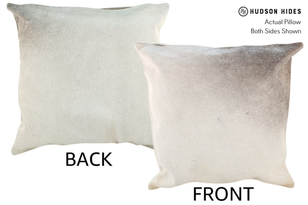 Grey Cowhide Pillow #18943