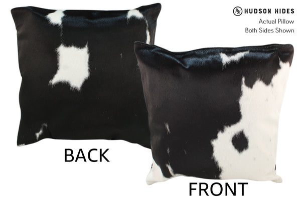 Black and White Cowhide Pillow #18955