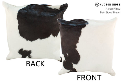 Black and White Cowhide Pillow #18956