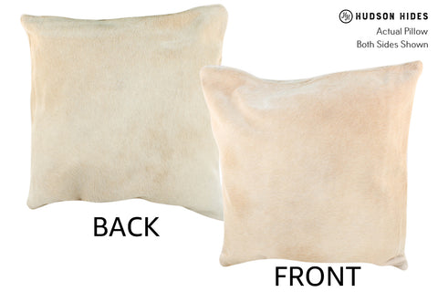 Champagne Cowhide Pillow #18971
