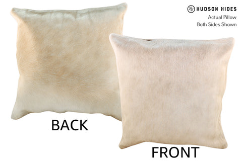 Champagne Cowhide Pillow #18977