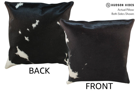 Black and White Cowhide Pillow #18987