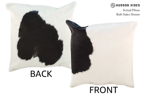 Black and White Cowhide Pillow #19006