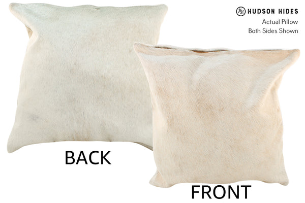 Beige Cowhide Pillow #19030