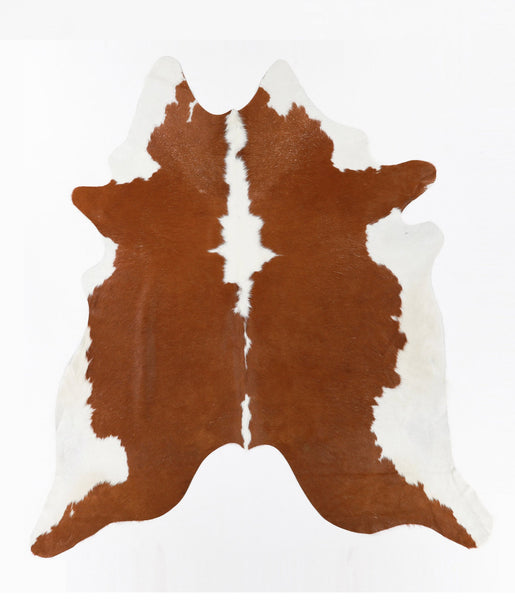 Hereford X-Large Brazilian Cowhide Rug 7'3"H x 6'8"W #23005 by Hudson Hides