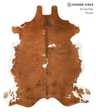 Brown and White Cowhide Rug #24358