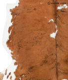 Brown and White Cowhide Rug #24358