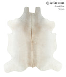 Grey with Beige Cowhide Rug #24582