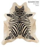 Zebra Cowhide Rug #24695
