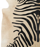 Zebra Cowhide Rug #24695