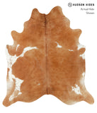Brown and White Cowhide Rug #24706