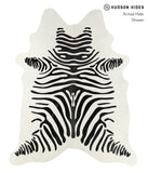 Zebra Cowhide Rug #24759