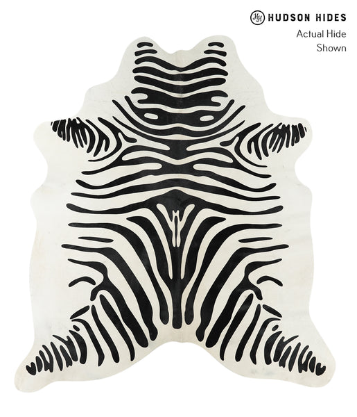 Zebra Cowhide Rug #24760