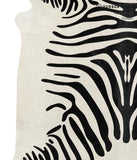 Zebra Cowhide Rug #24762