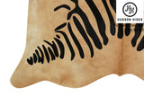 Zebra Cowhide Rug #4318