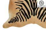 Zebra Cowhide Rug #4336
