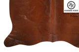 Brown Reddish Cowhide Rug #4397