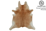 Brown Reddish Cowhide Rug #4551