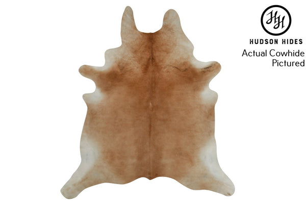Brown Reddish Cowhide Rug #4551
