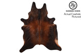 Chocolate Cowhide Rug #4553