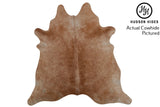 Brown Reddish Cowhide Rug #4563